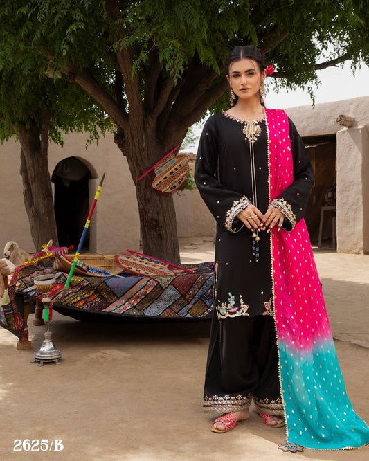 Heer Silk ZQ 2625 Black
