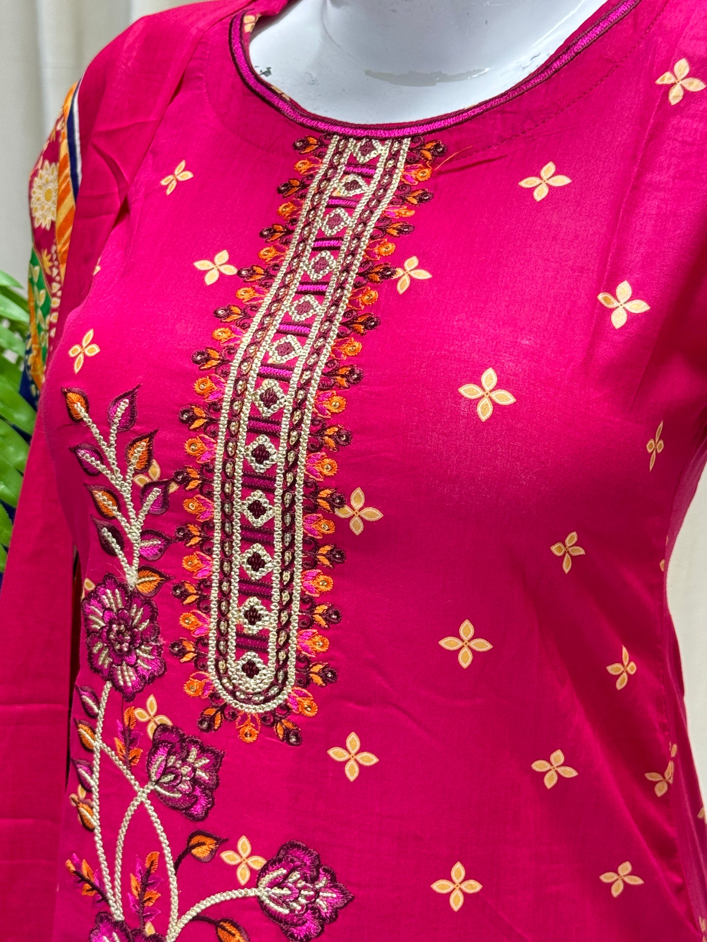 HM Lawn with Lawn Dupatta 186 Pink