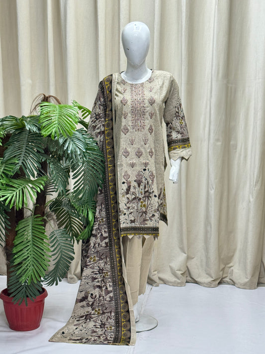 HM Lawn with Lawn Dupatta 183 Skin