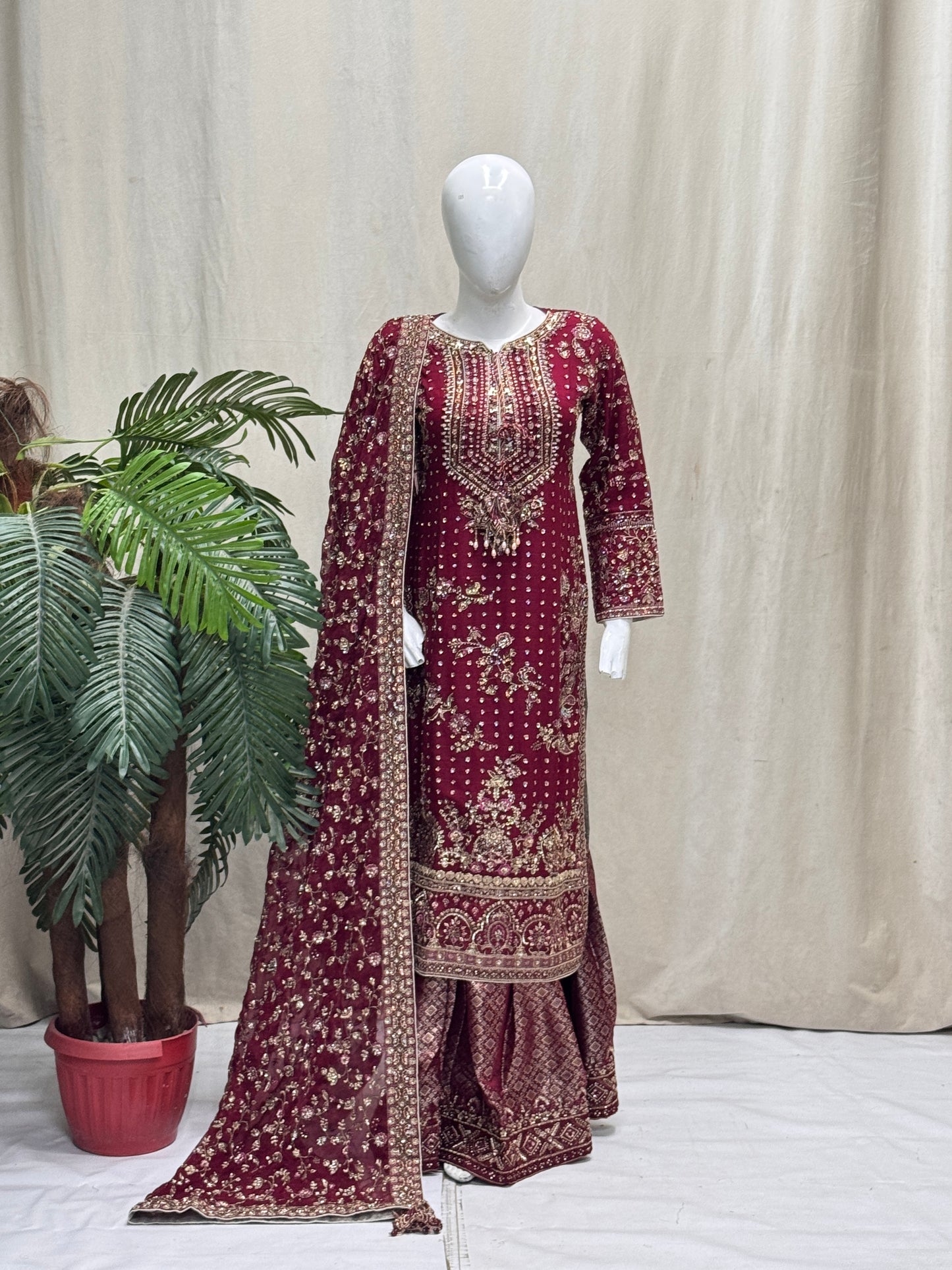 The Ruby Empress Mehroon