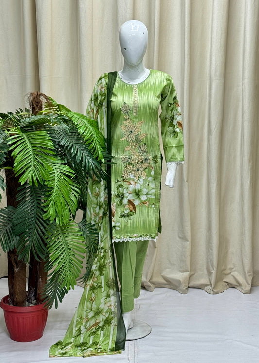 HM Lawn - Chiffon Dupatta 316 Pista