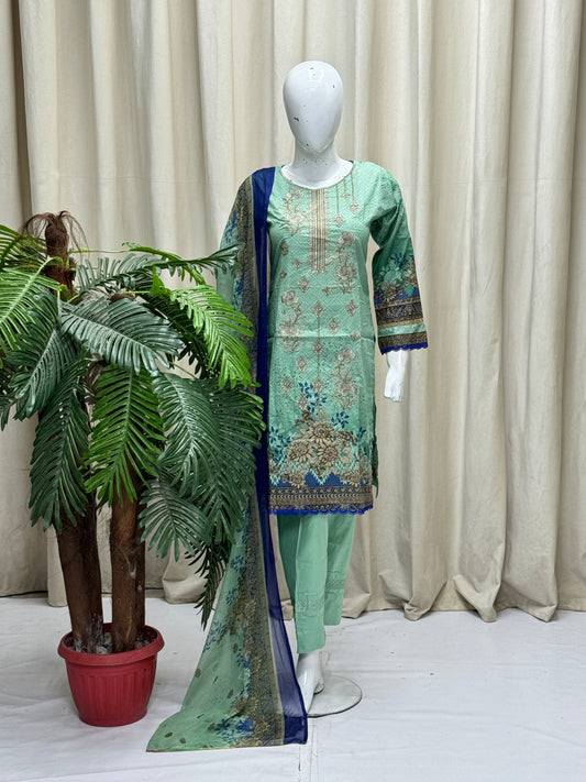 HM Lawn - Chiffon Dupatta 310 Pista