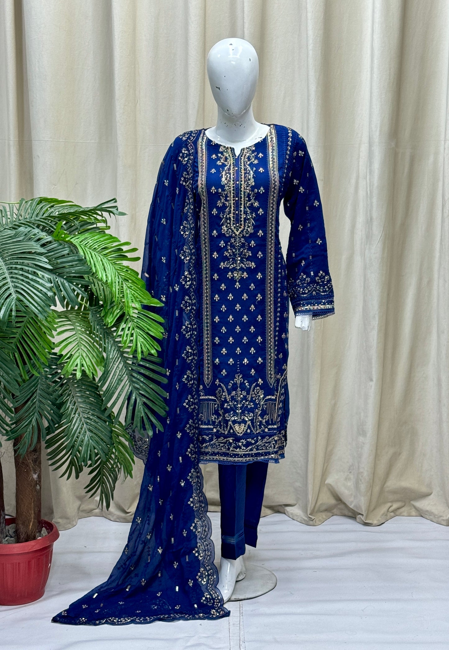 SADABAHAR 338 Navy Blue