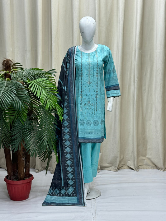 K&R Dhanak - Dhanak Dupatta 342 Frozi