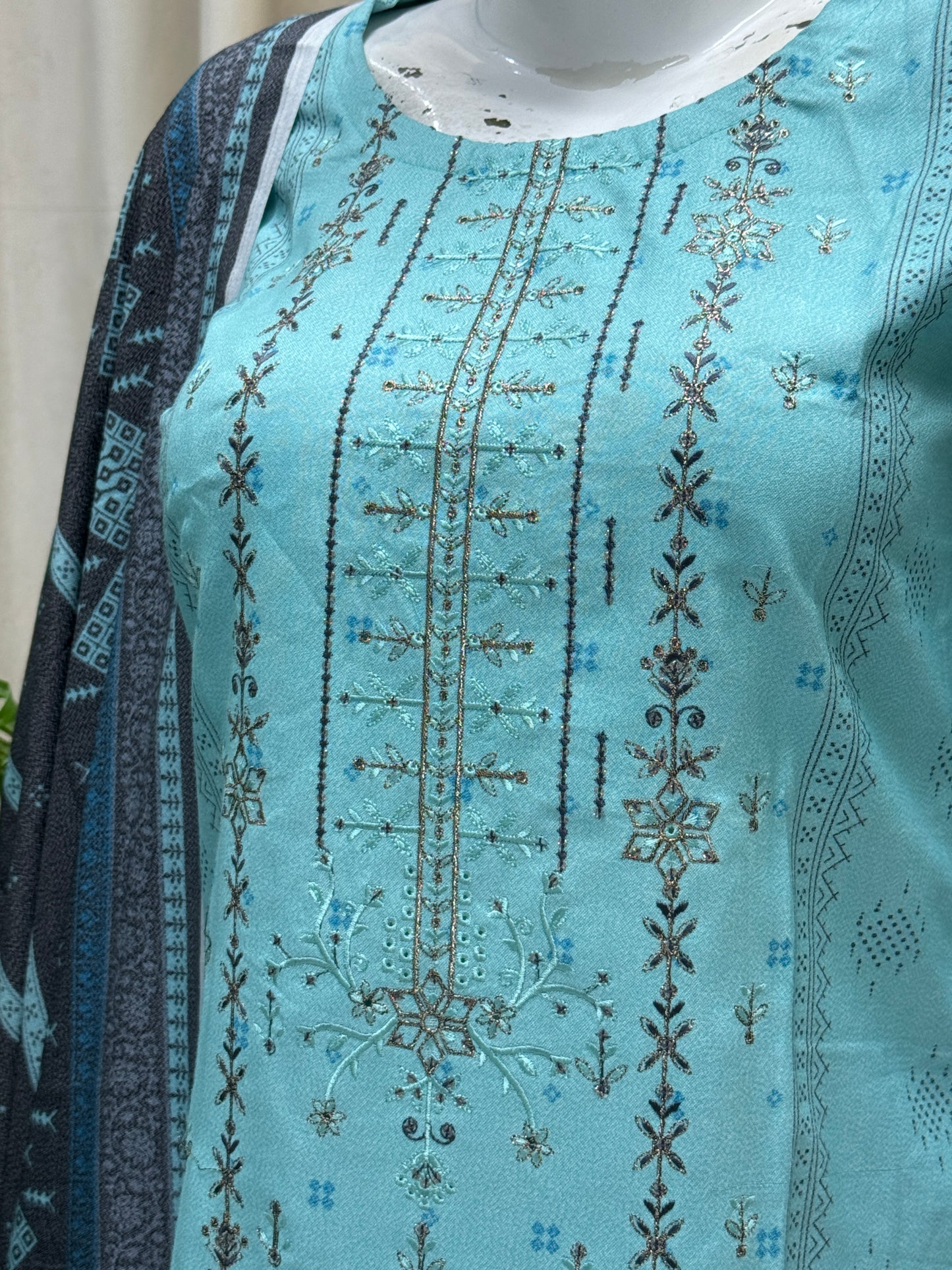 K&R Dhanak - Dhanak Dupatta 342 Frozi