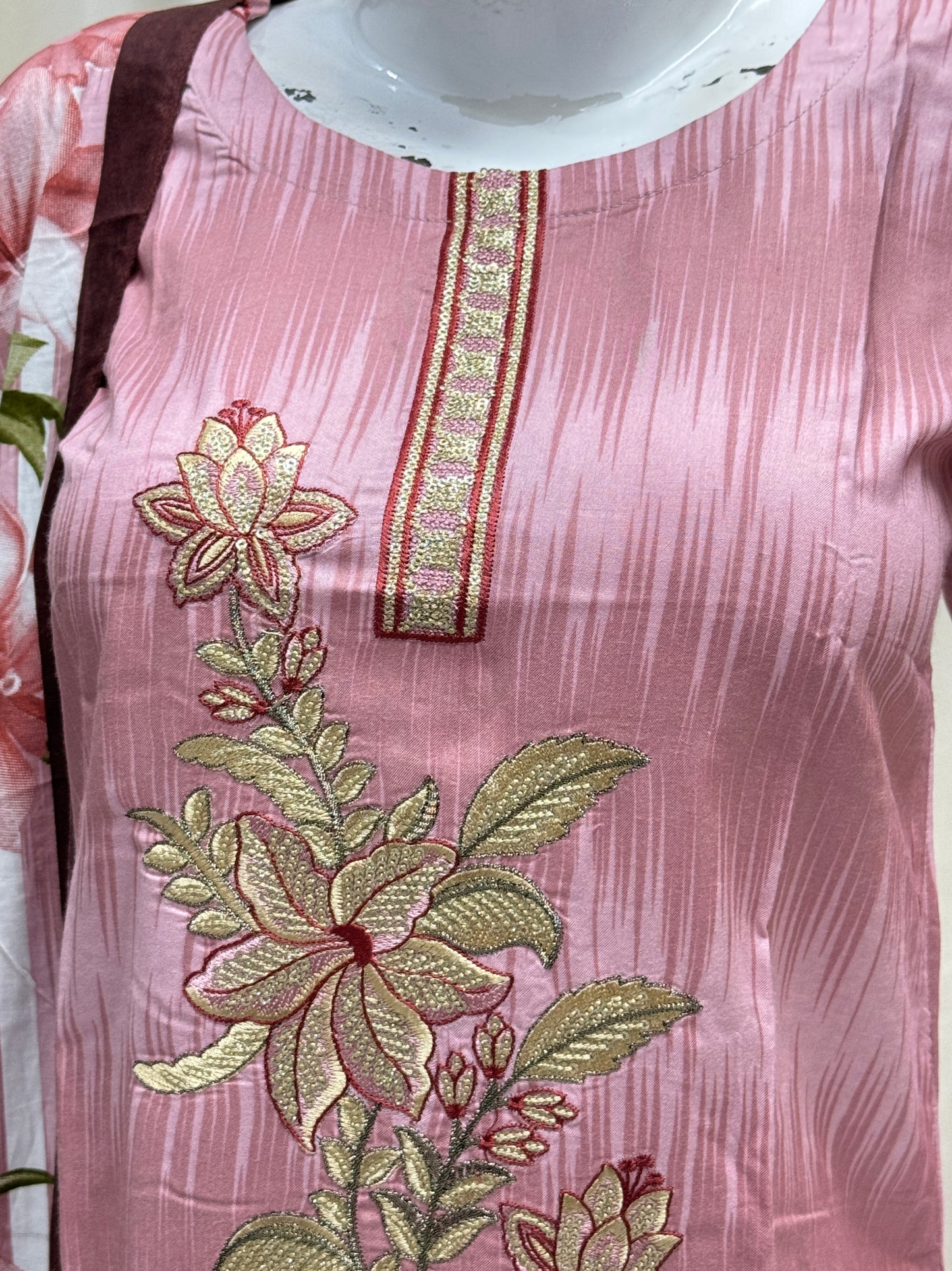 HM Linen - Linen Dupatta 379 Pink