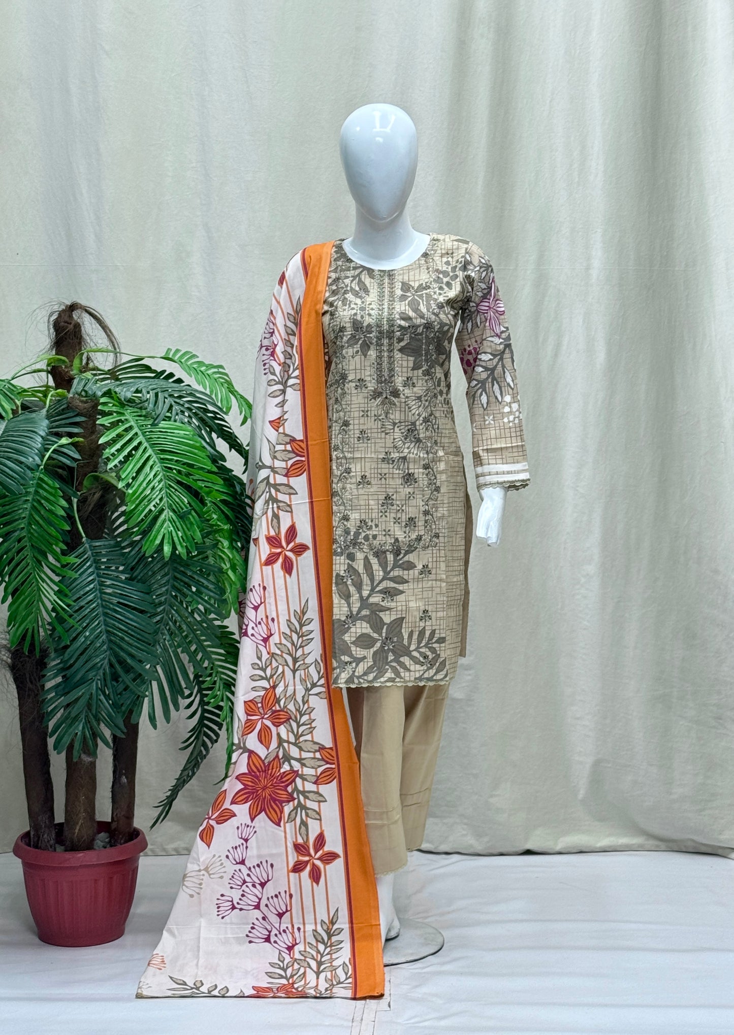 K&R Dhanak - Dhanak Dupatta 415 Skin