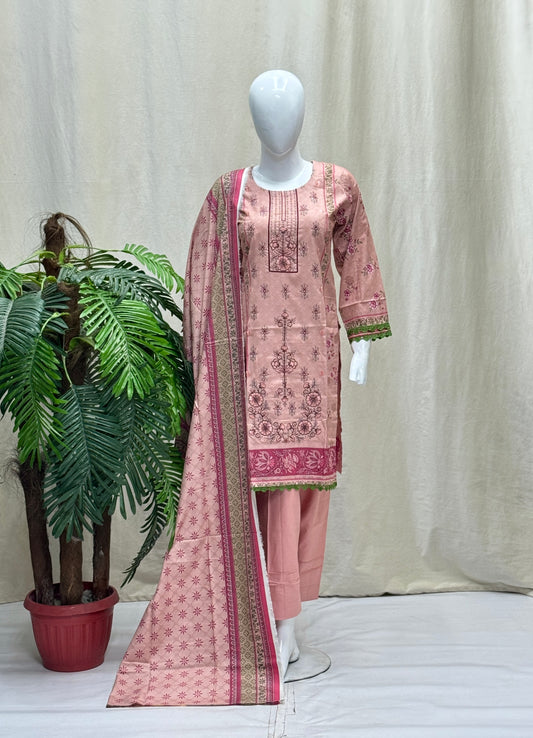 K&R Dhanak - Dhanak Dupatta 419 T Pink