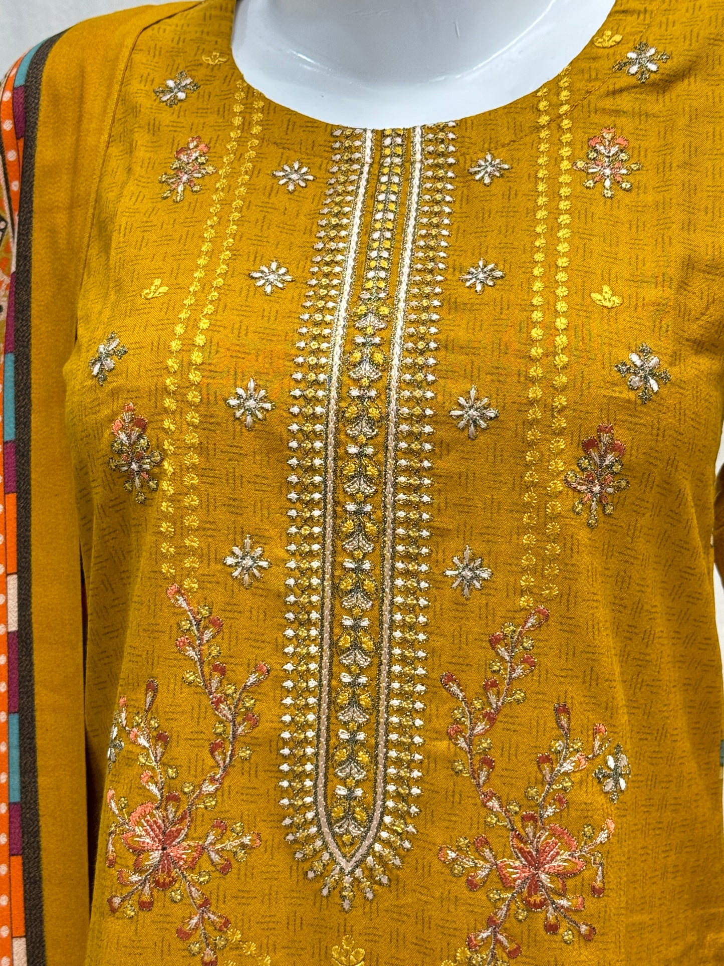 K&R Dhanak - Dhanak Dupatta 416 Rust