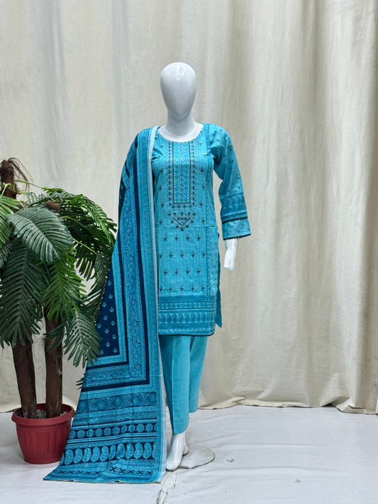 K&R Khaddar - Khaddar Dupatta 464 Frozi