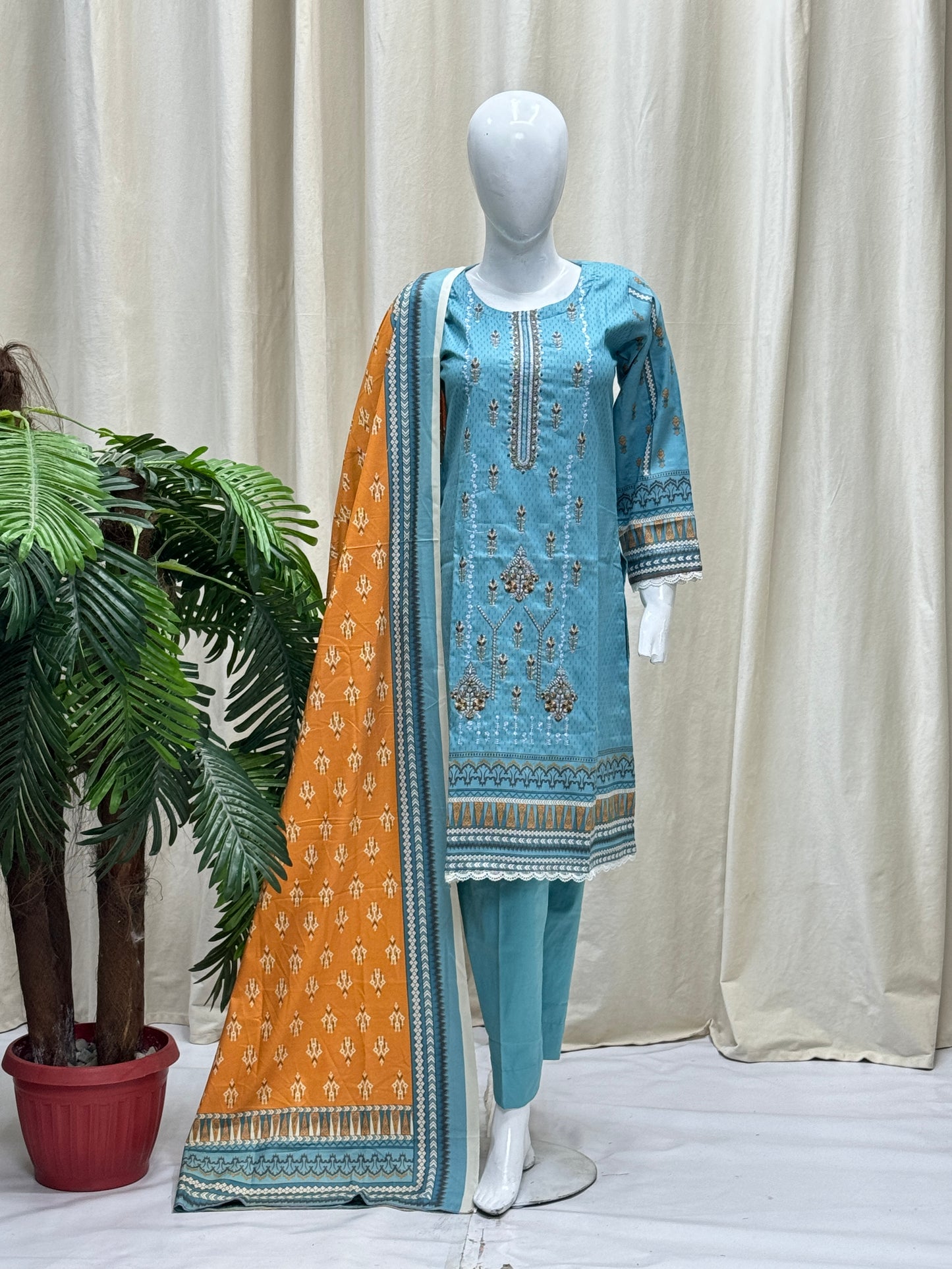 K&R Dhanak - Dhanak Dupatta 475 Frozi