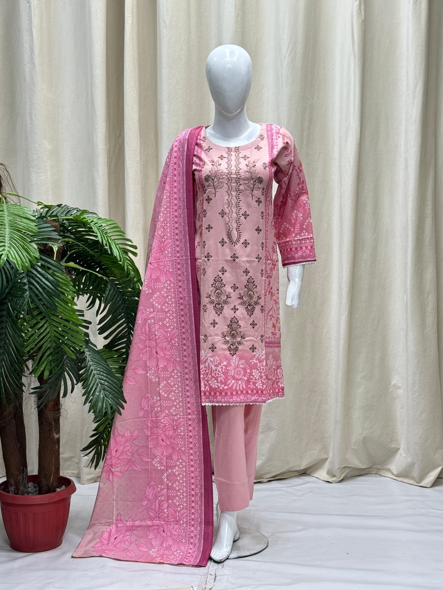 K&R Dhanak - Dhanak Dupatta 470 Pink