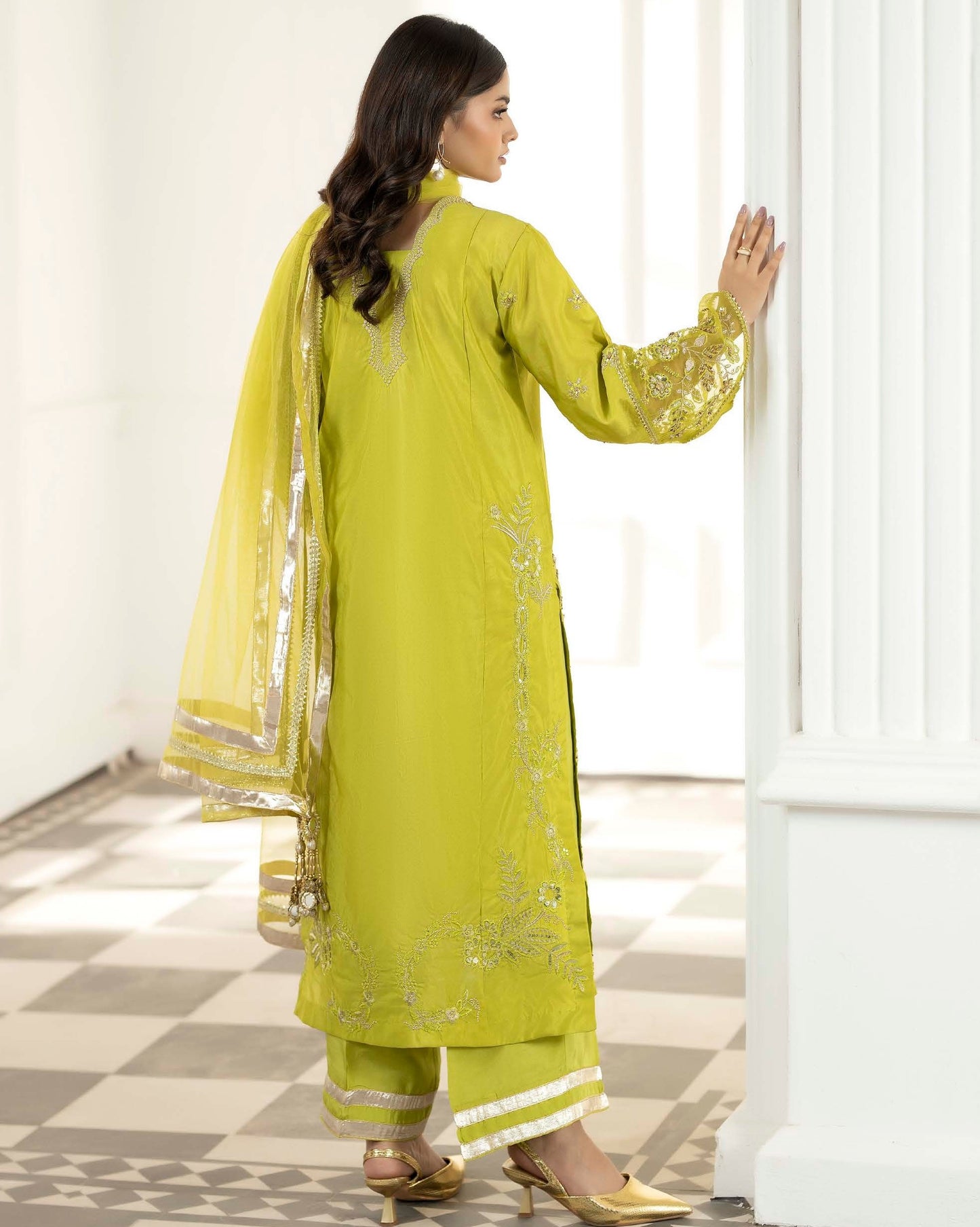 Ivana ZQ 06 Parrot Green