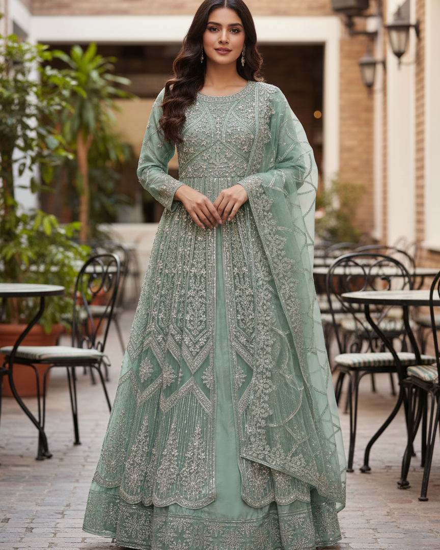 Jahan Ara FG 157 C Green