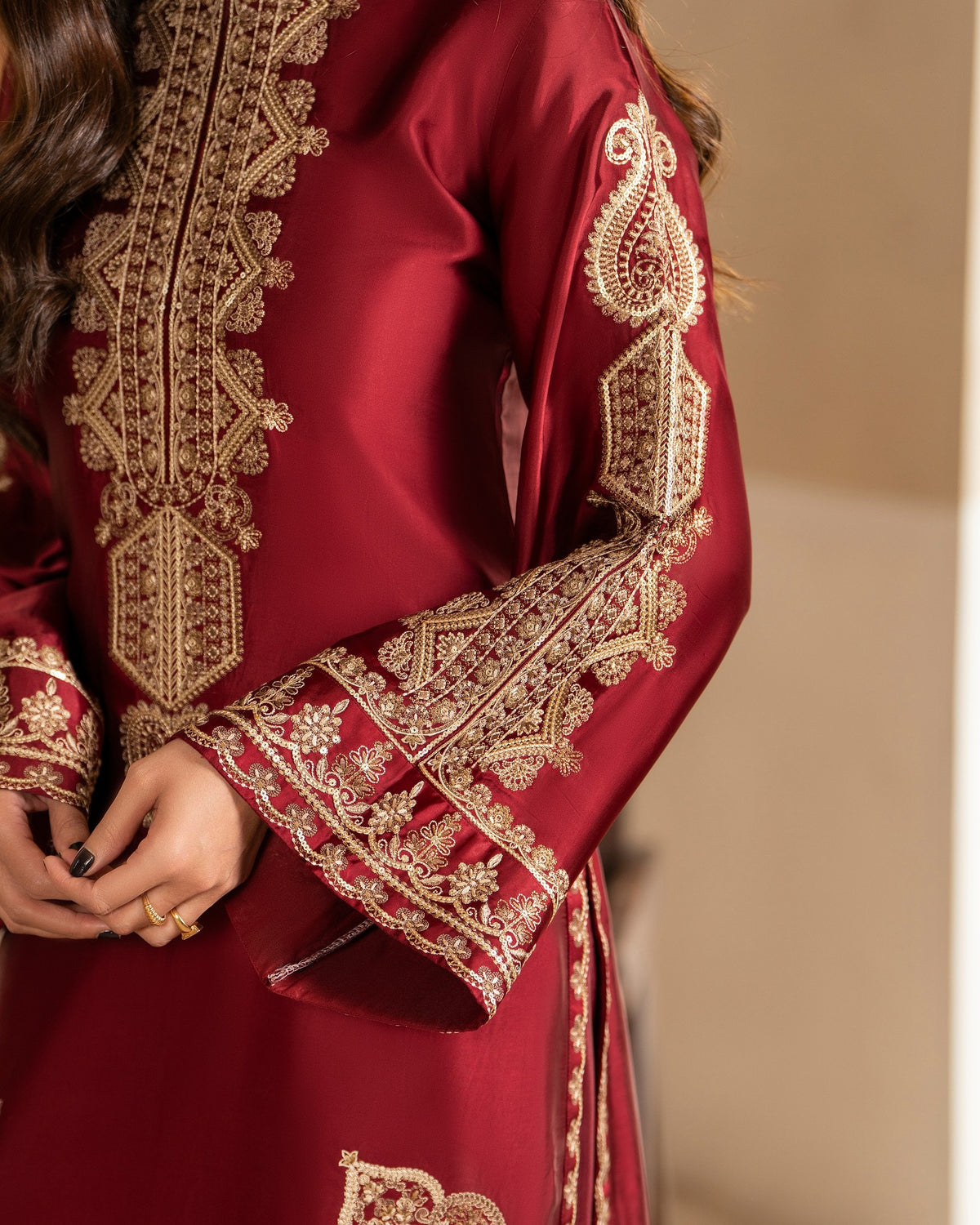 Karma Jugni 534 Wine Red