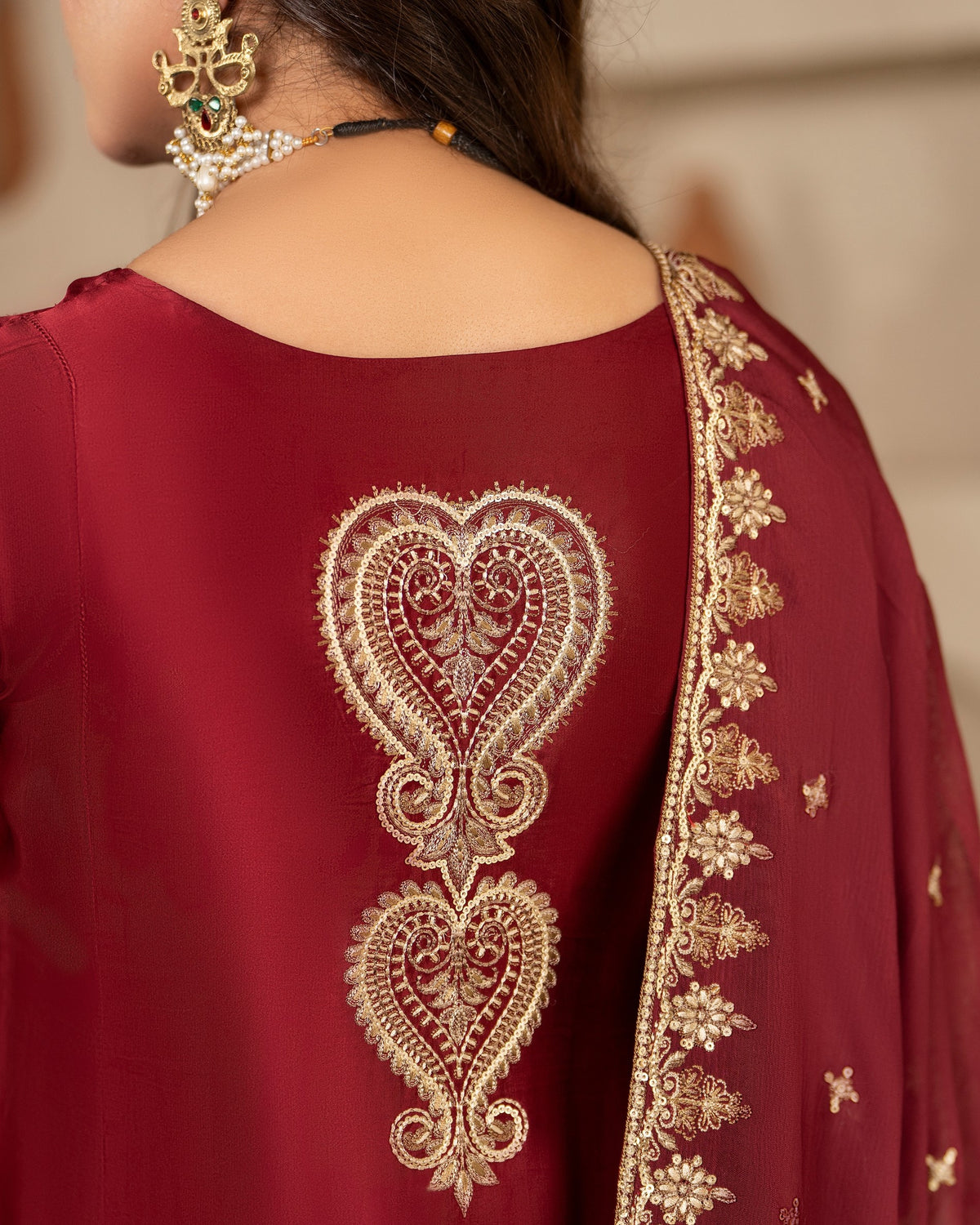 Karma Jugni 534 Wine Red