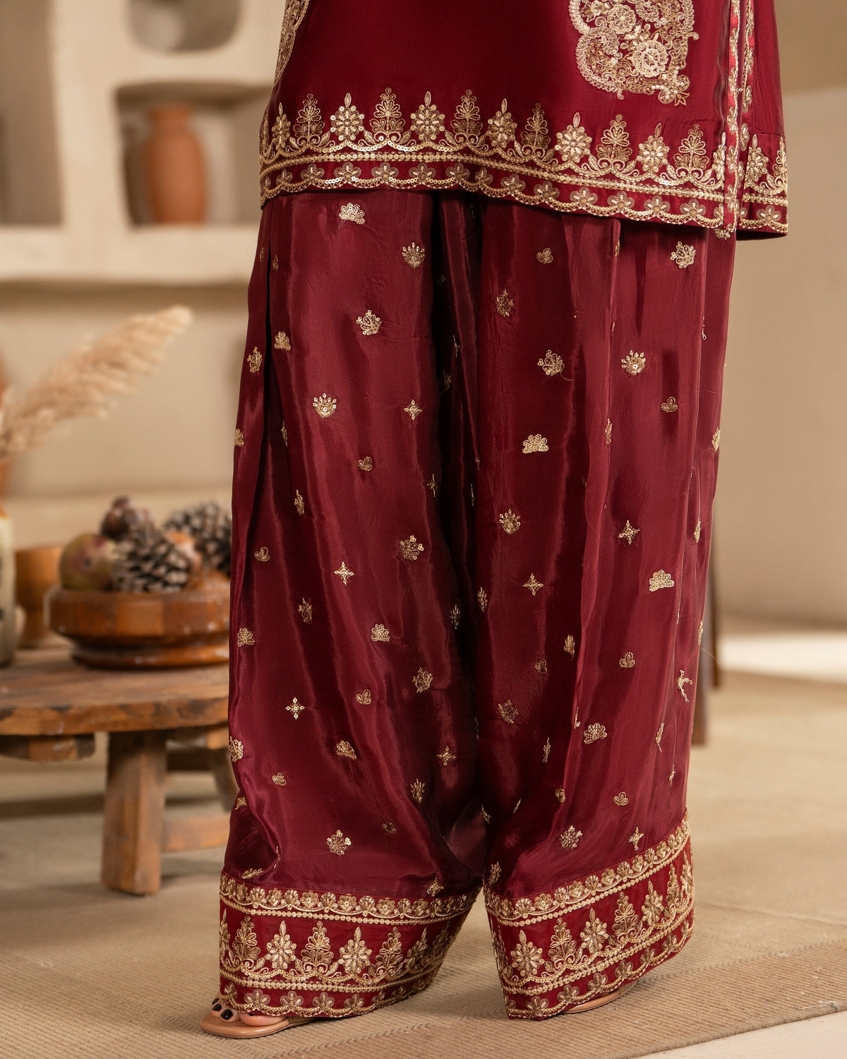 Karma Jugni 534 Wine Red