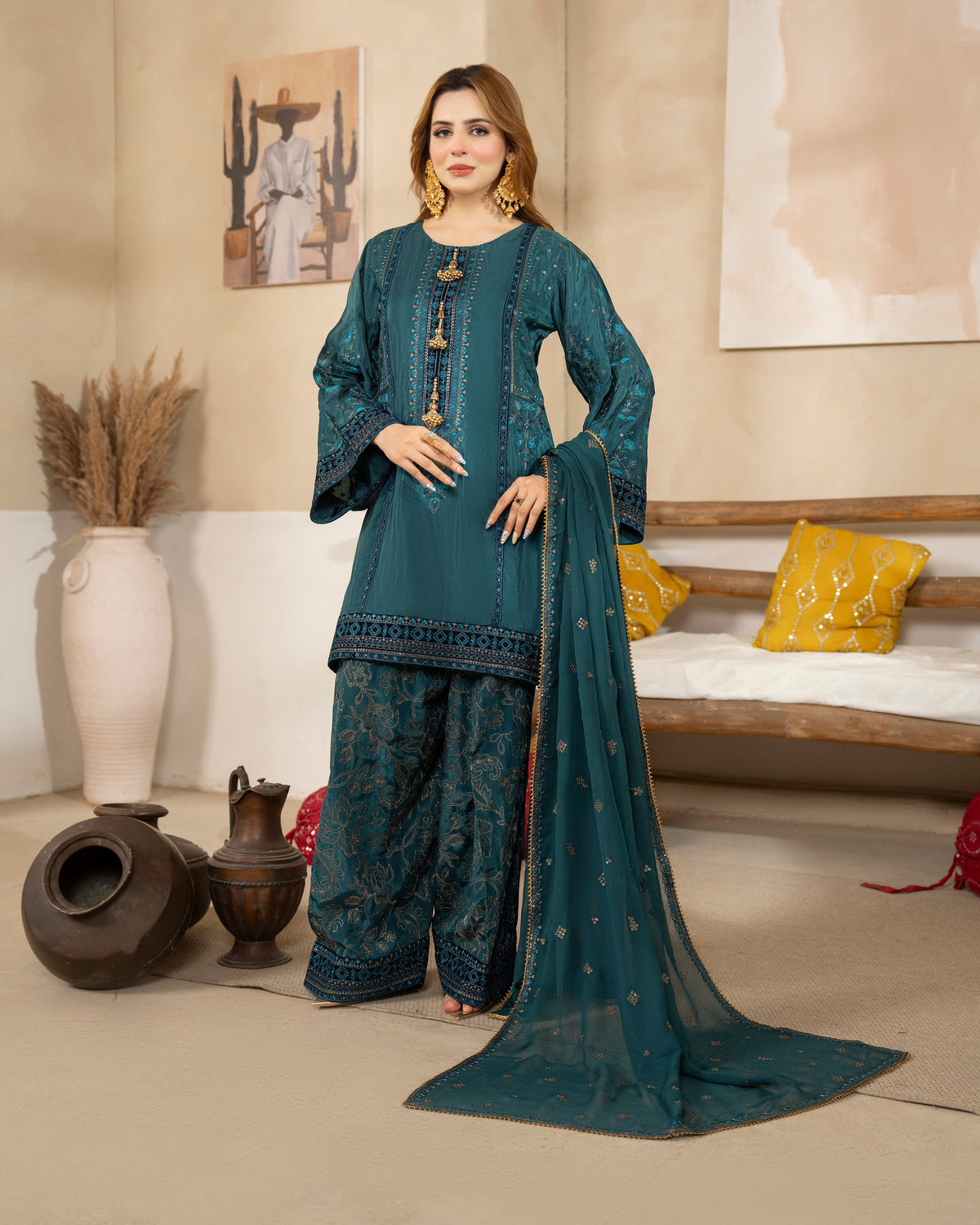 Karma Jugni 528 Peacocok Green
