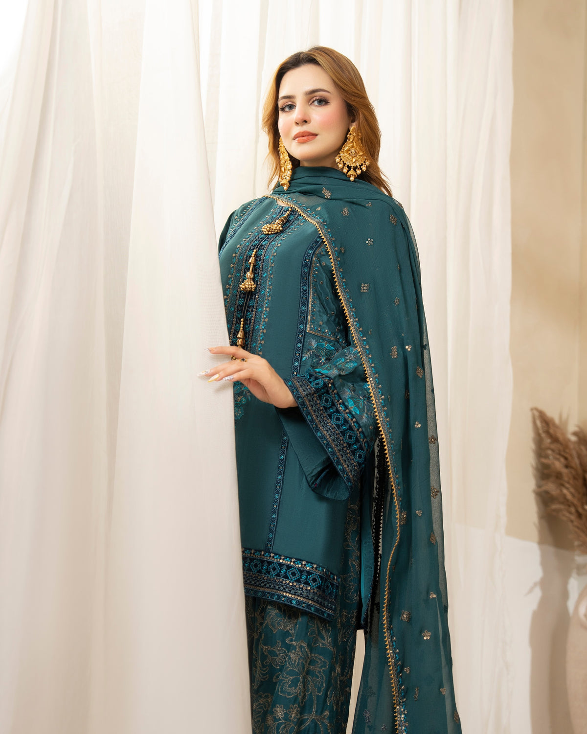 Karma Jugni 528 Peacocok Green