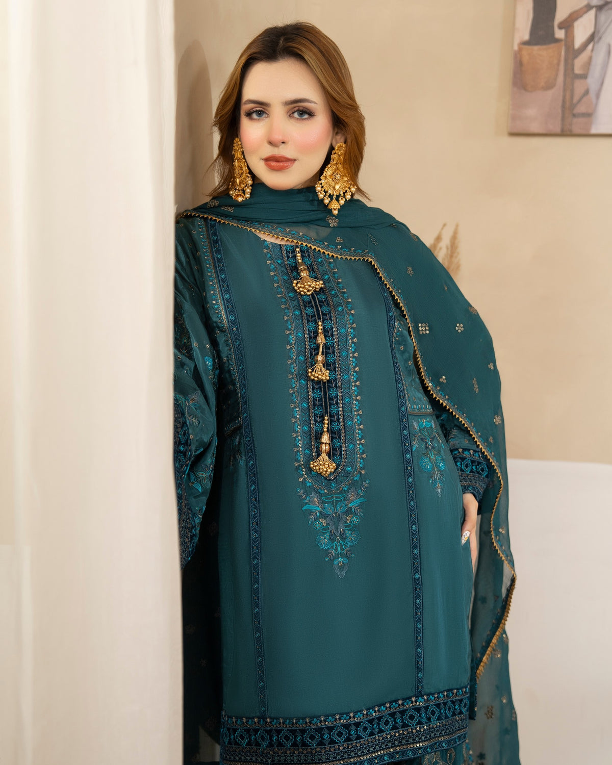 Karma Jugni 528 Peacocok Green
