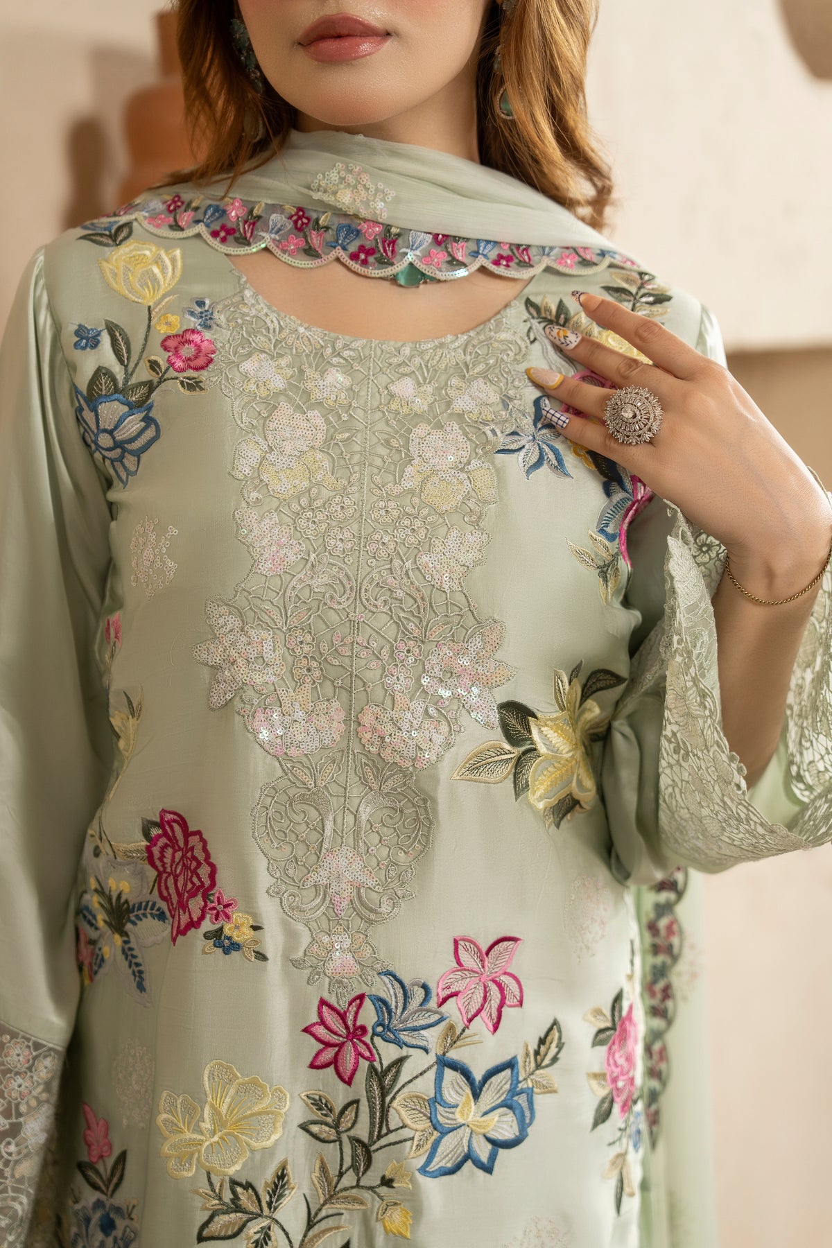 Karma Jugni 531 Mint Grey