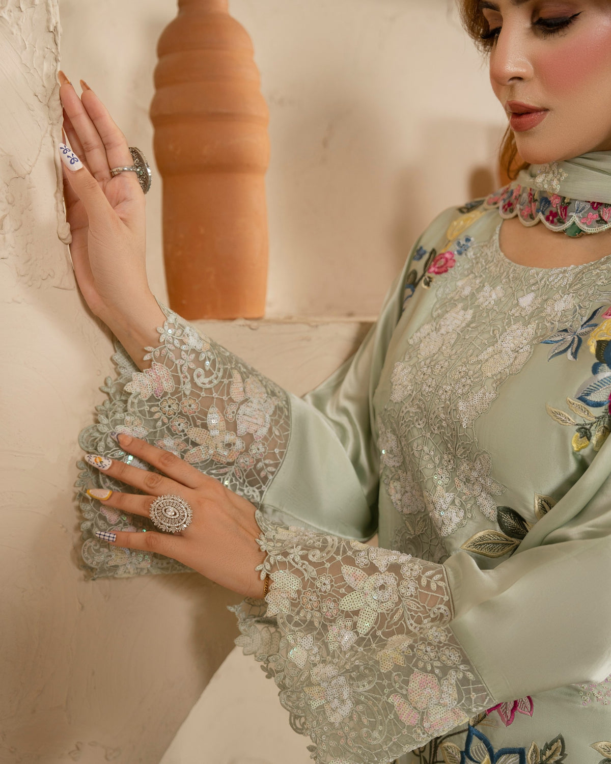 Karma Jugni 531 Mint Grey