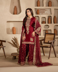 Karma Jugni 534 Wine Red
