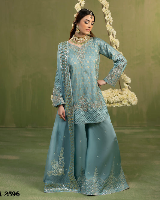 Khawab ZQ 2596 Ice Blue