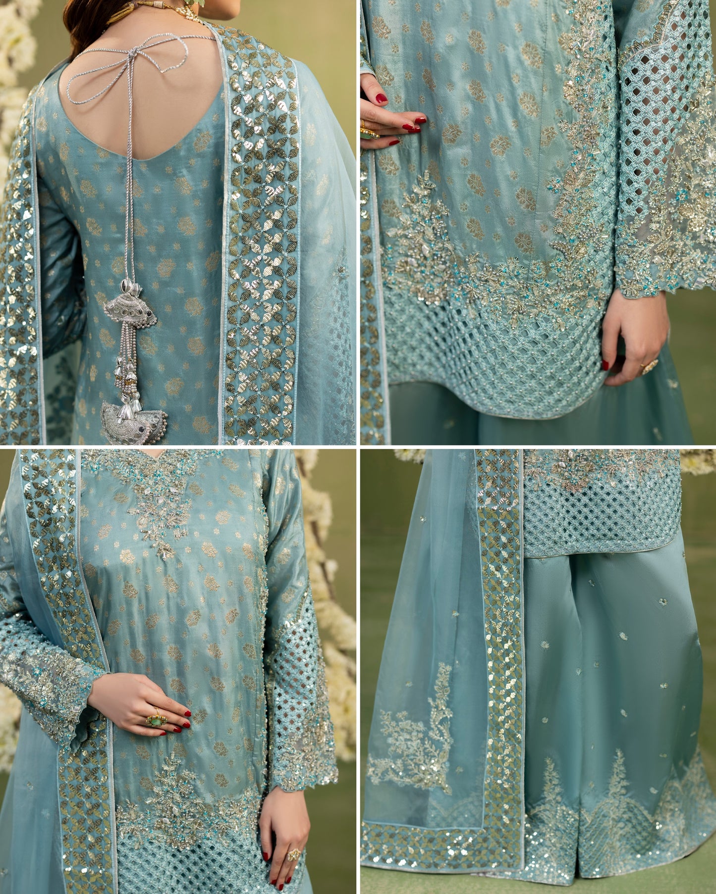 Khawab ZQ 2596 Ice Blue