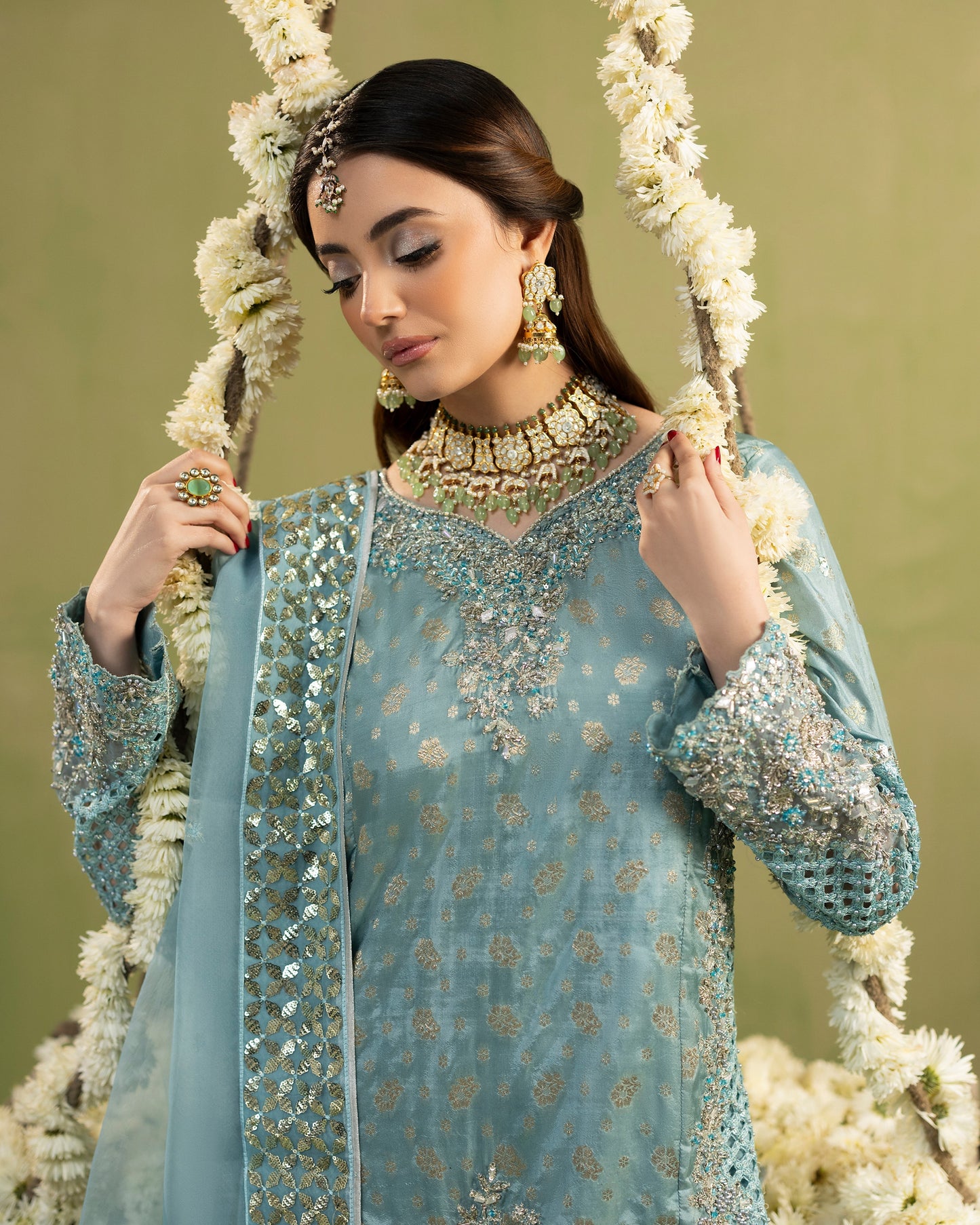 Khawab ZQ 2596 Ice Blue