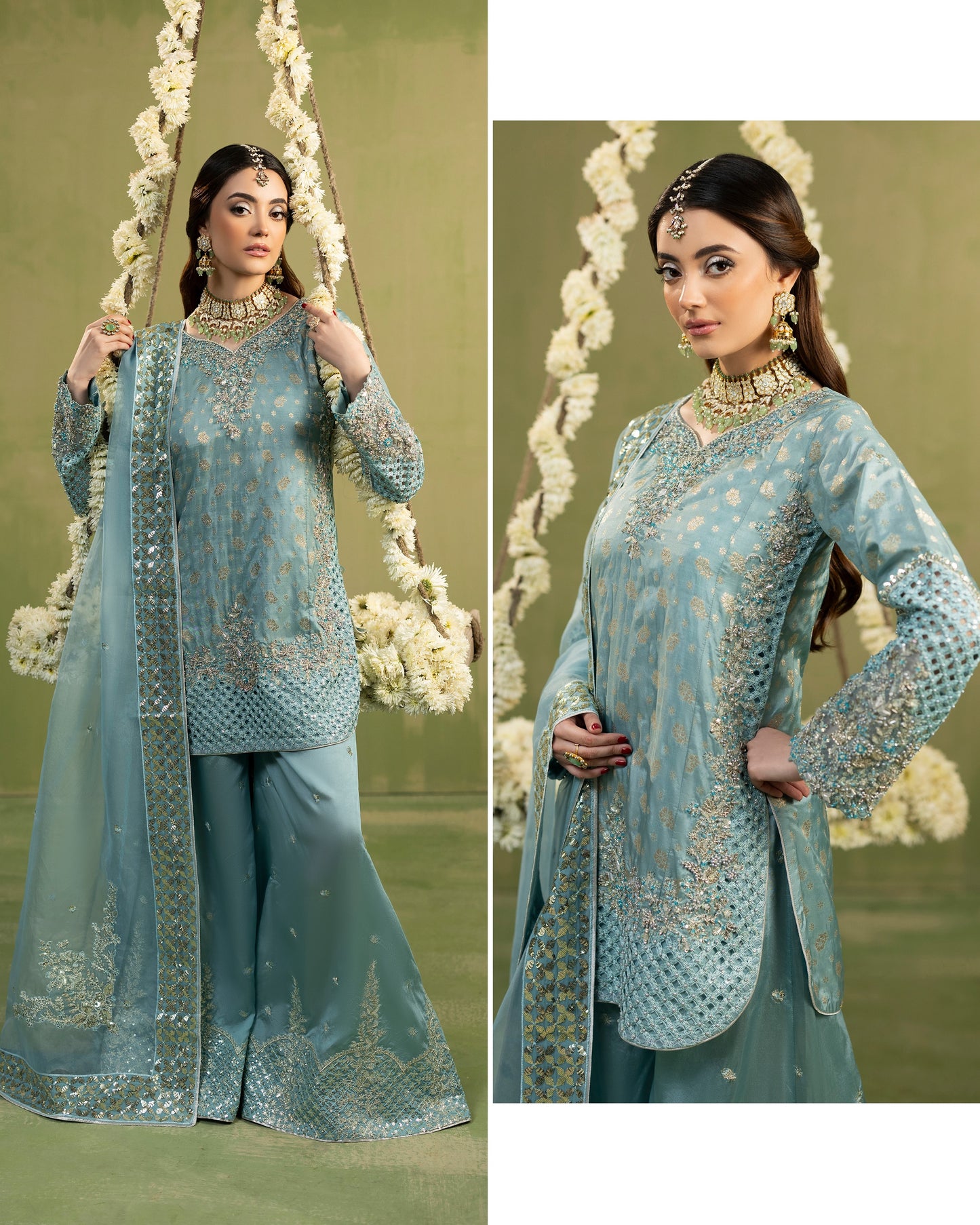 Khawab ZQ 2596 Ice Blue