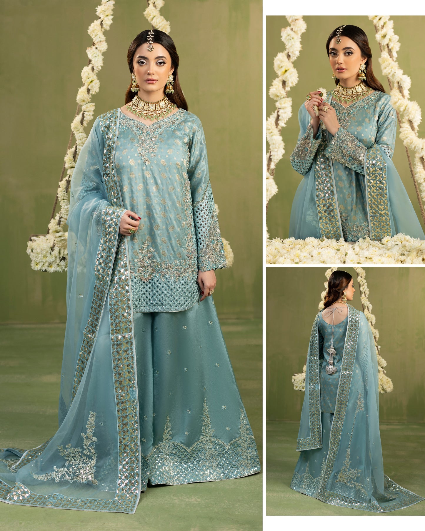 Khawab ZQ 2596 Ice Blue