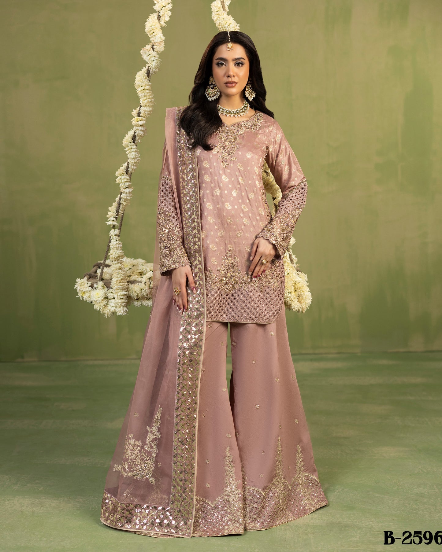 Khawab ZQ 2596 Tea Pink