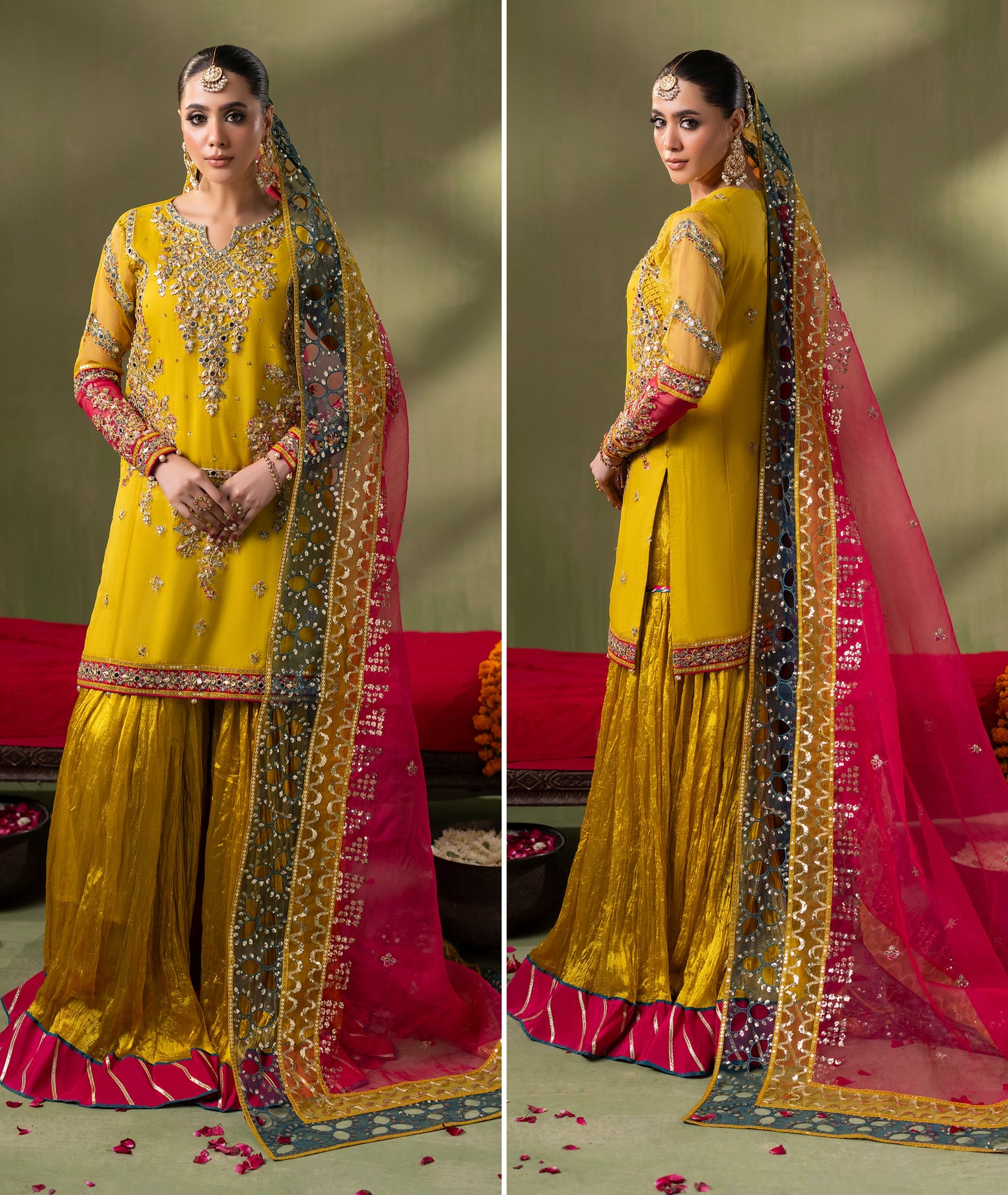 Khawab ZQ 2597 Mustard