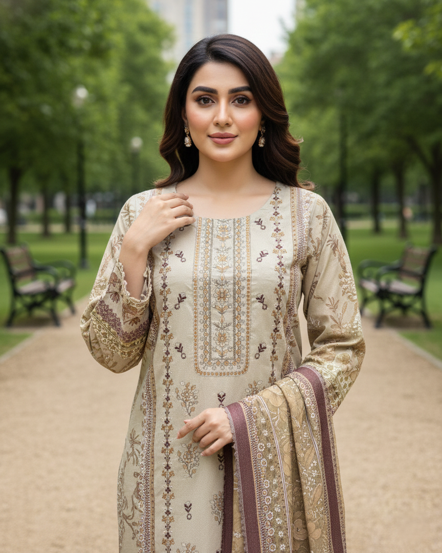 K&R Dhanak - Dhanak Dupatta 405 Skin