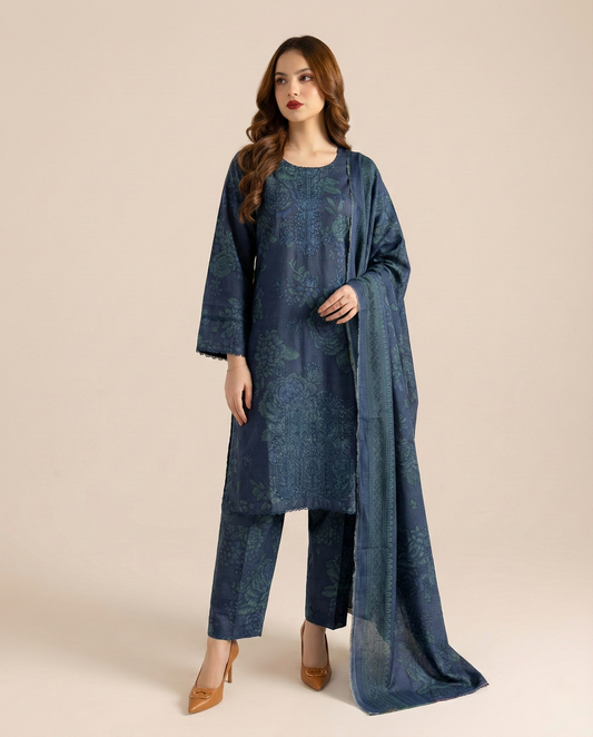 K&R Dhanak - Dhanak Dupatta 514 Zinc