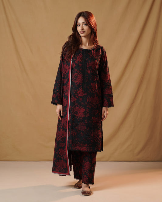 K&R Dhanak - Dhanak Dupatta 660 Black