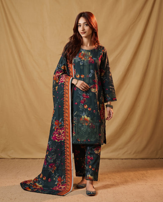 K&R Dhanak - Dhanak Dupatta 666 Green