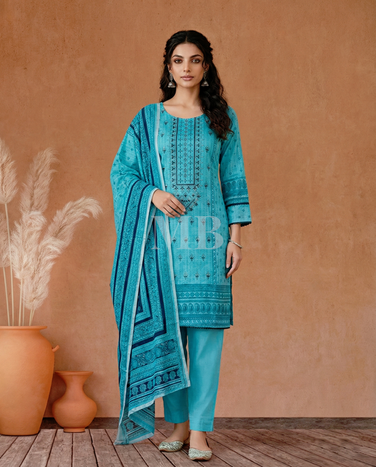 K&R Khaddar - Khaddar Dupatta 464 Frozi