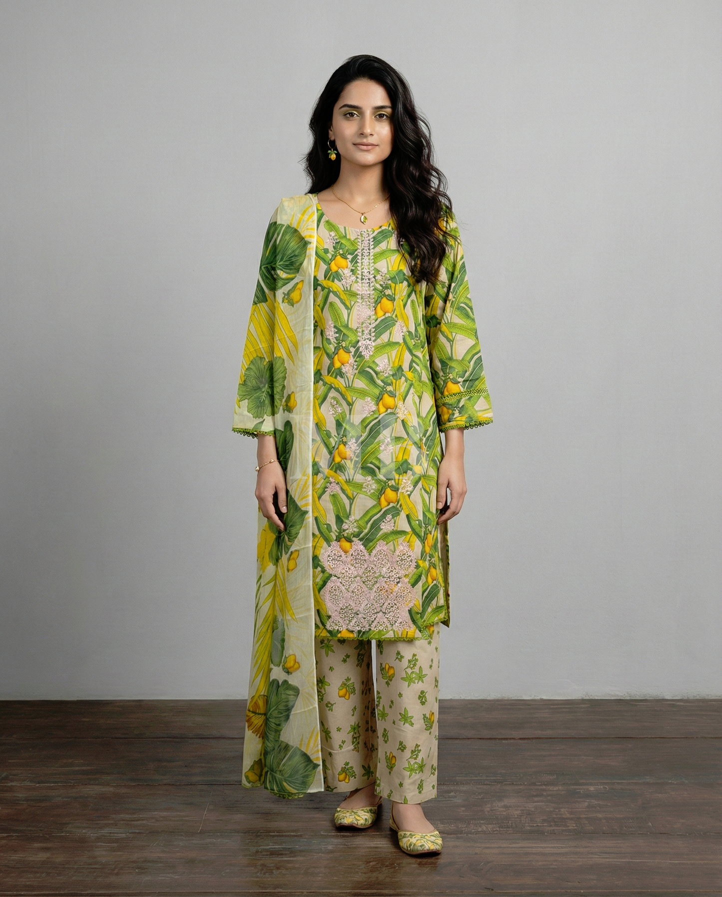 K&R Lawn - Chiffon Dupatta 567 Skin