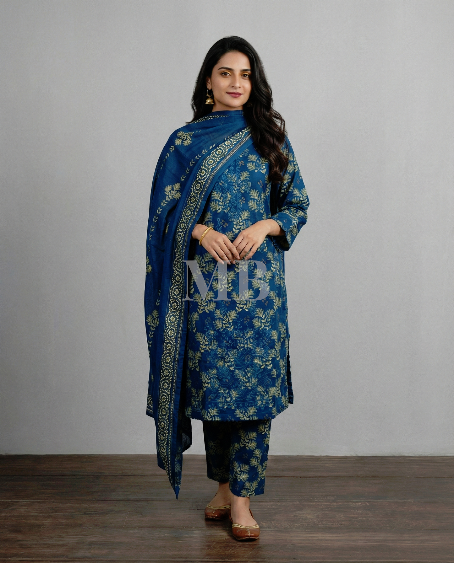 K&R Lawn - Lawn Dupatta 564 Zinc
