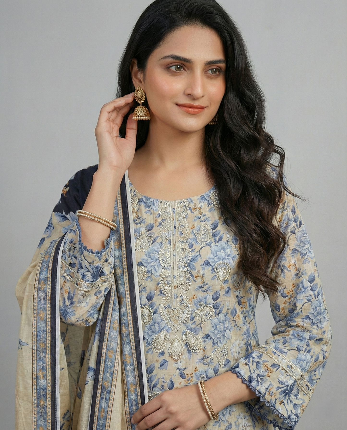 K&R Lawn - Lawn Dupatta 569 Skin