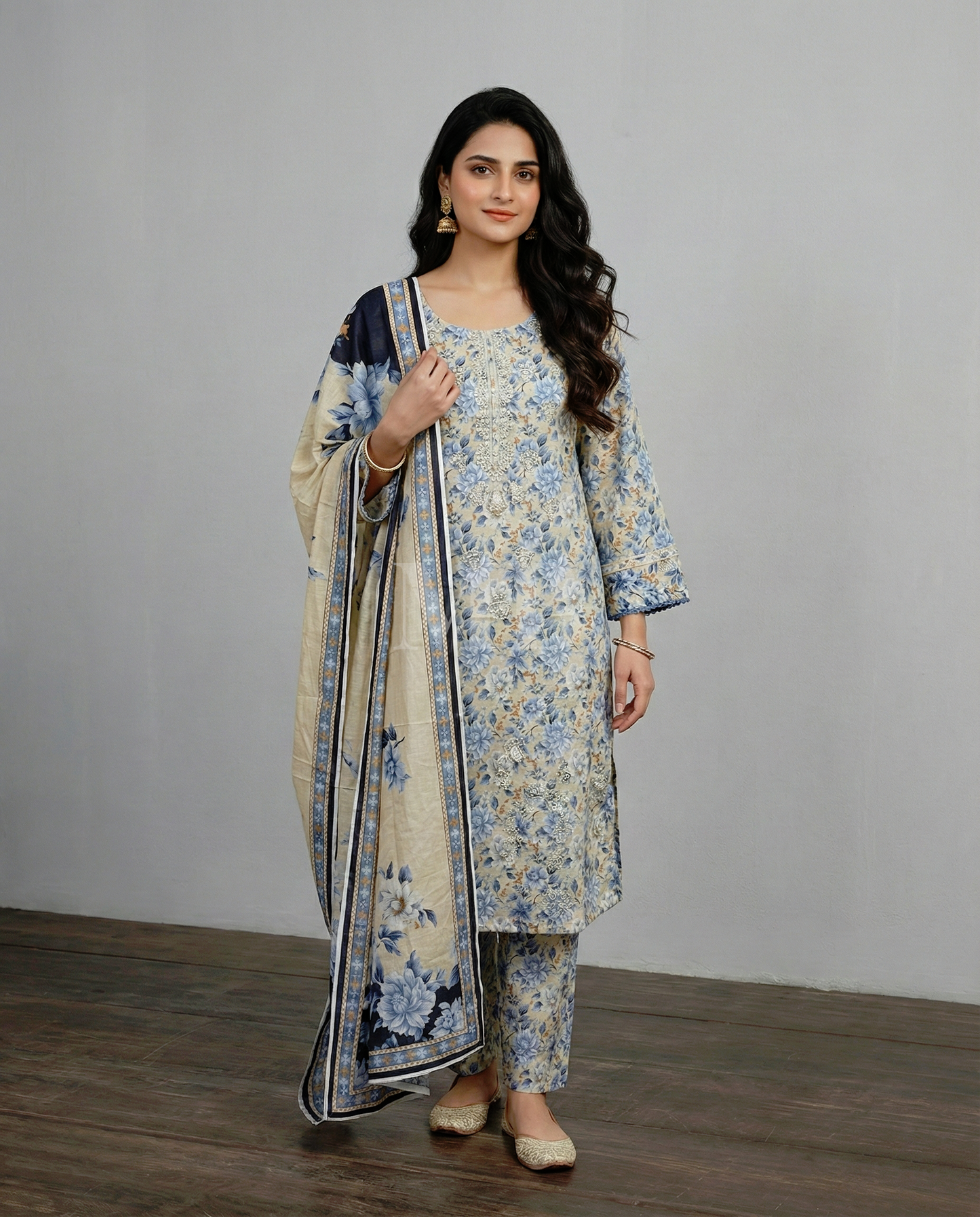 K&R Lawn - Lawn Dupatta 569 Skin