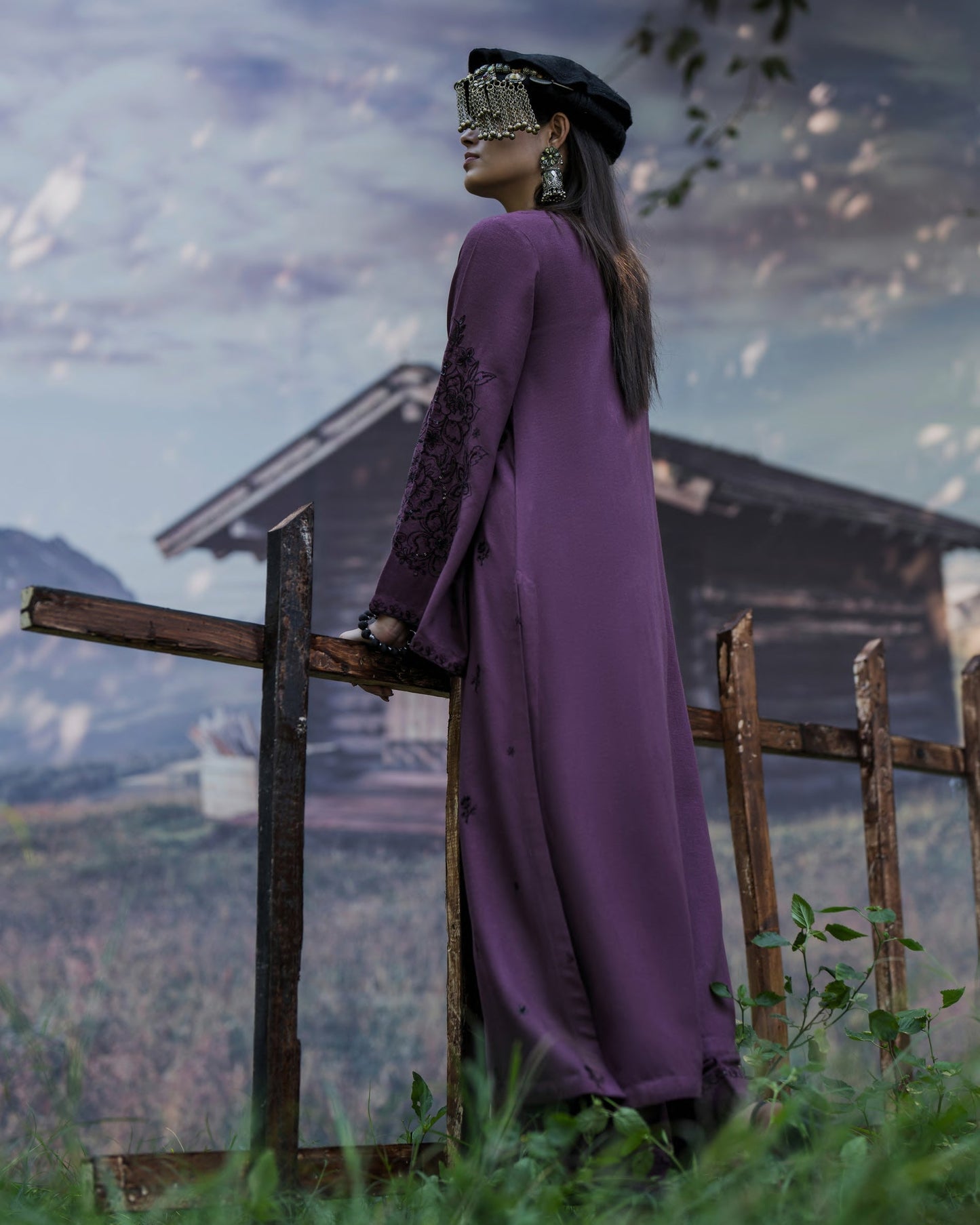 Khunki Dhanak Purple