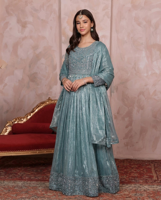 Little Princess 113 Tealish Green