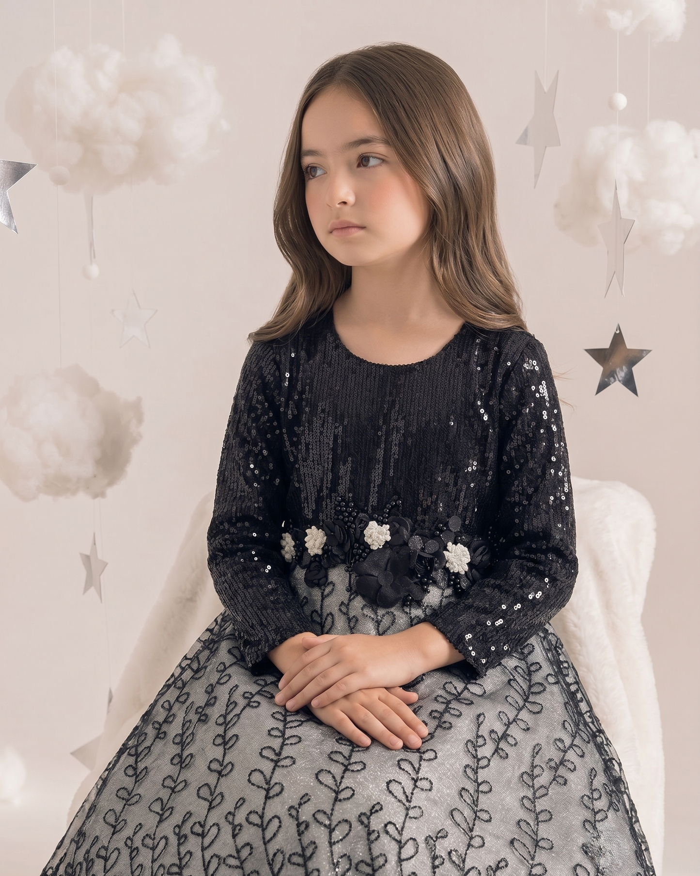 Little Princess 191 Black Grey