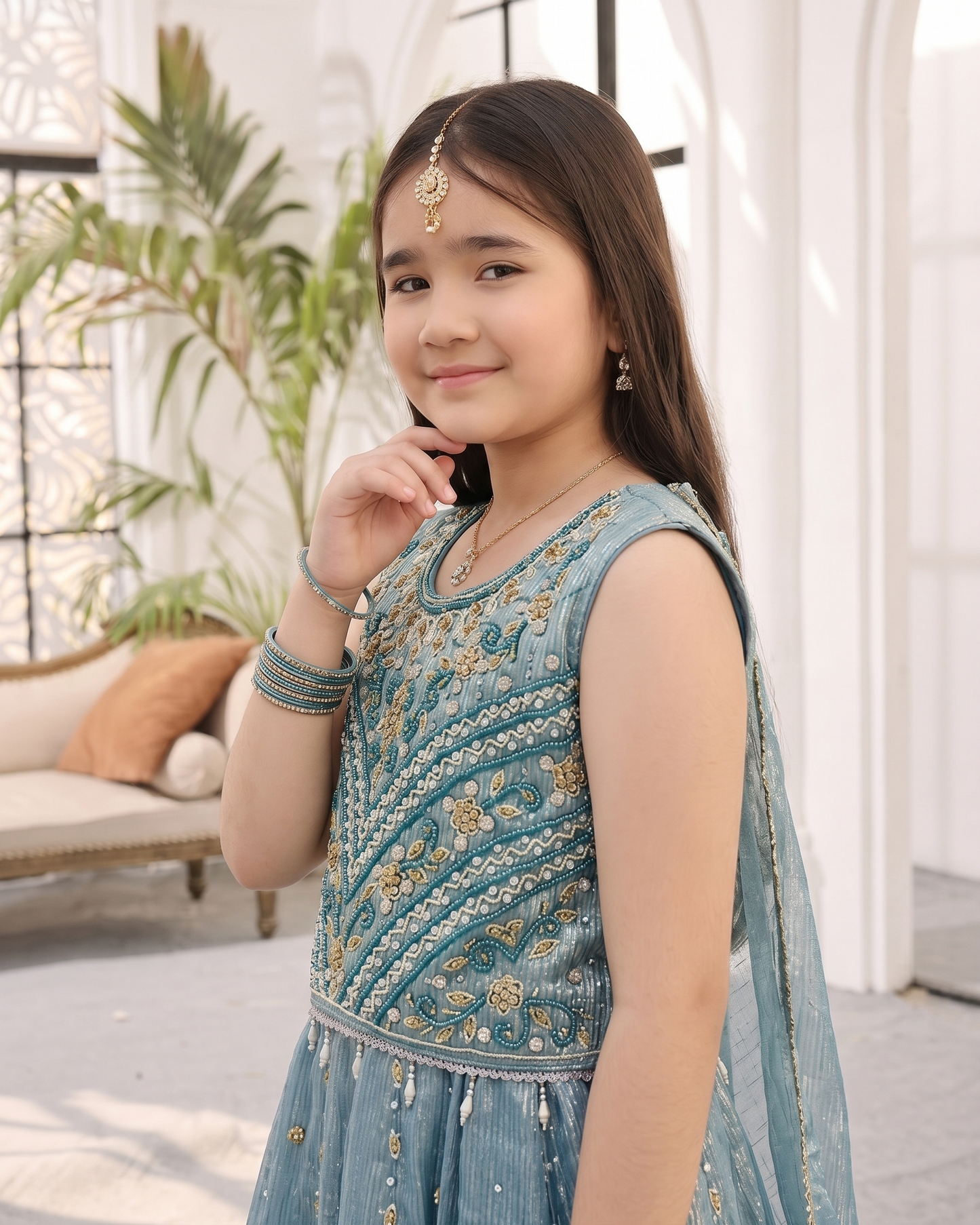 Little Princess 665 Aqua Blue