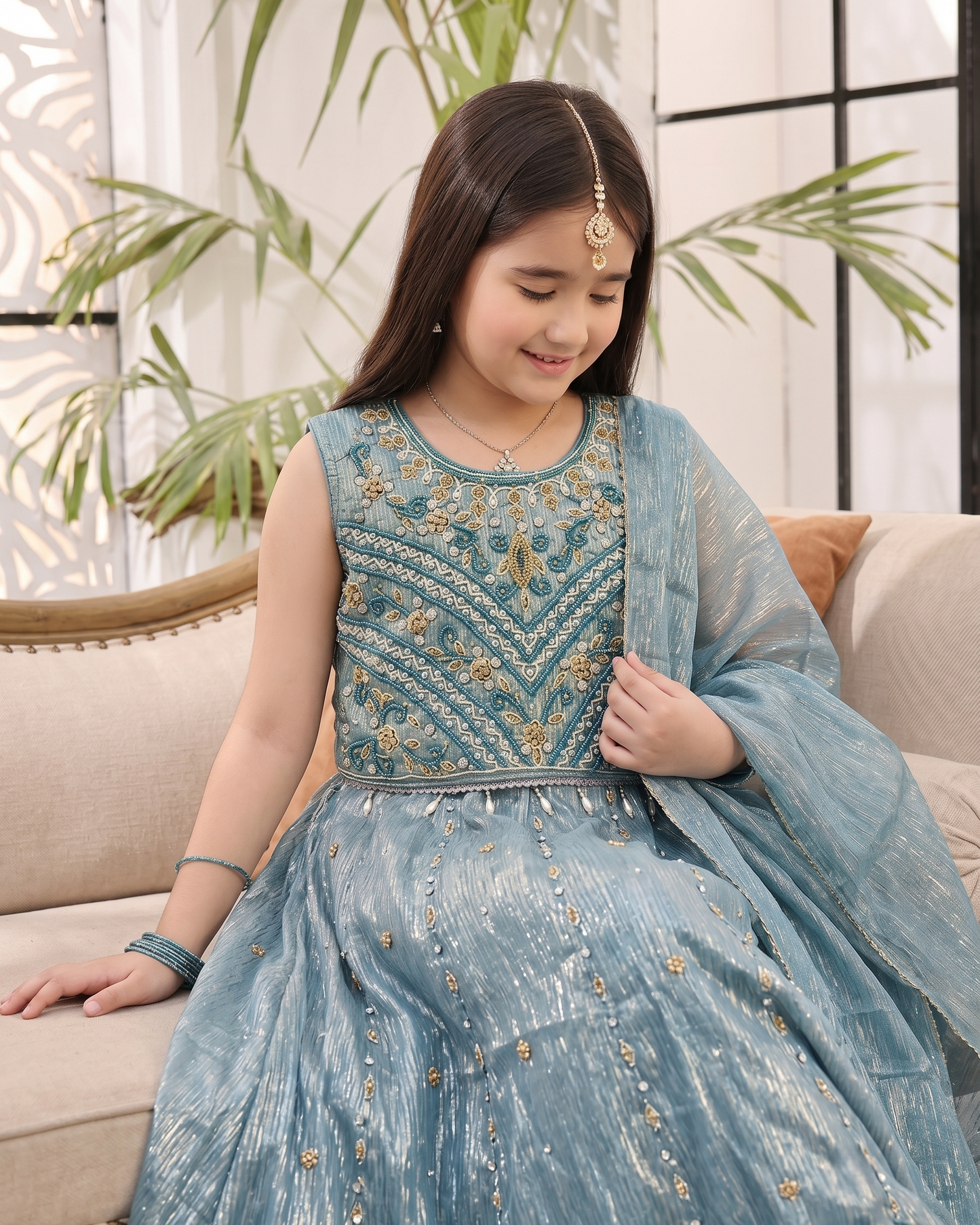 Little Princess 665 Aqua Blue