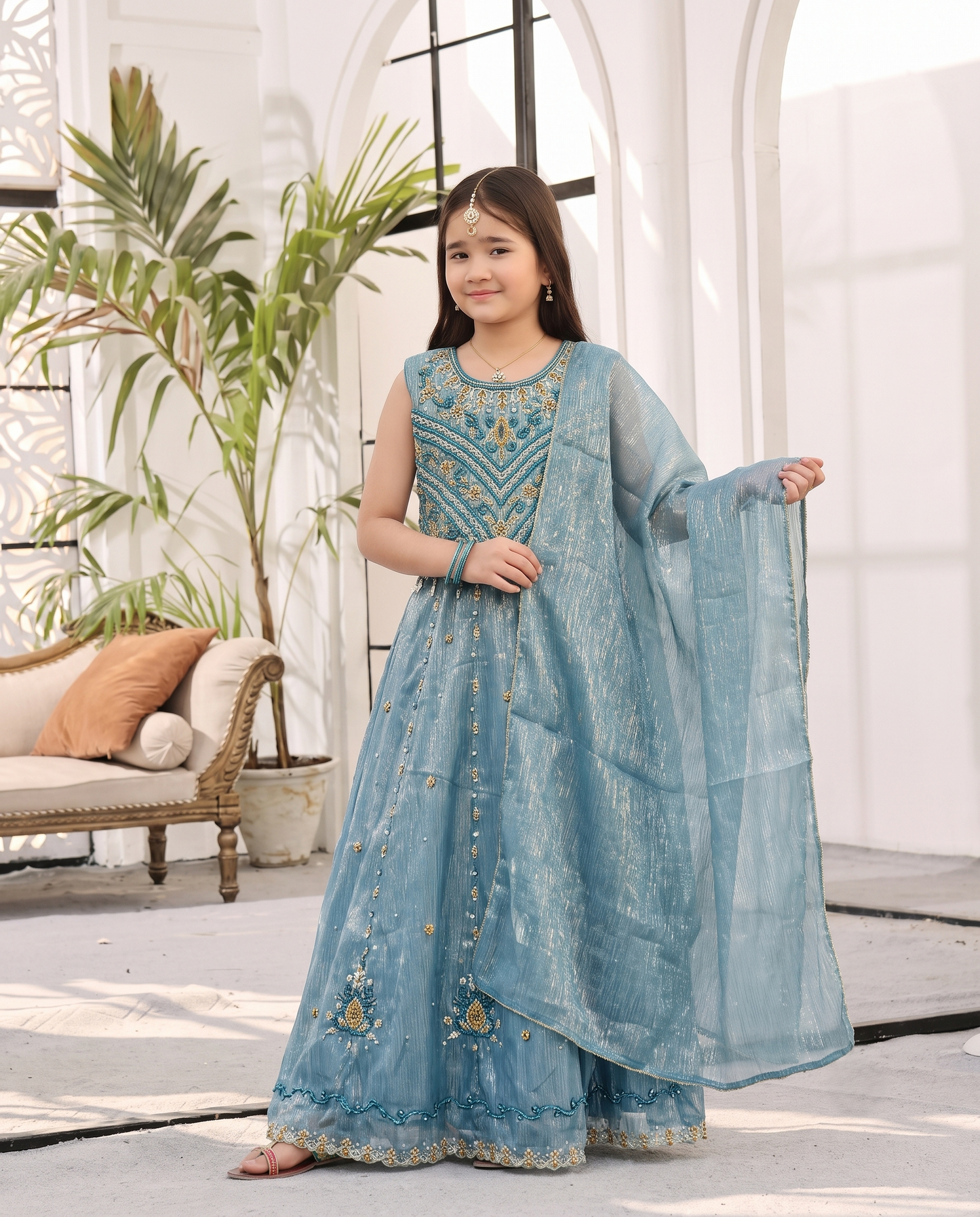 Little Princess 665 Aqua Blue