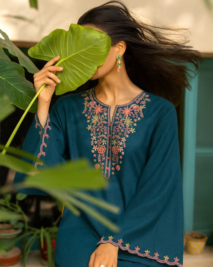 Misha Linen Drop 1 Graceful Teal